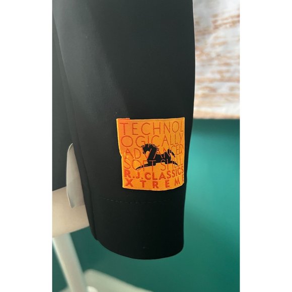 RJ Classics Palermo Orange Label Black Show Coat Size 0R NWT - Picture 5 of 16